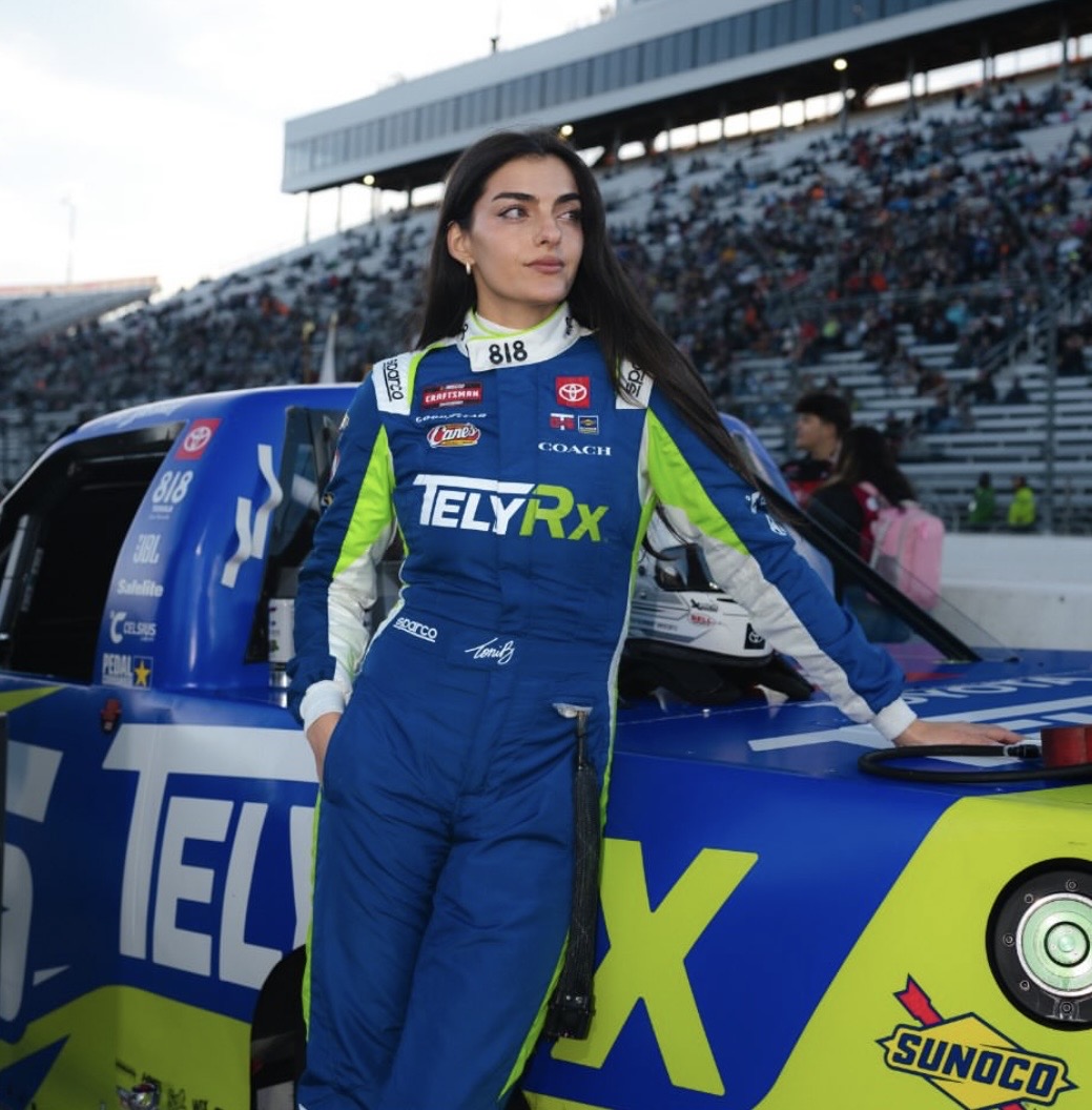 Toni Breidinger NASCAR TelyRx